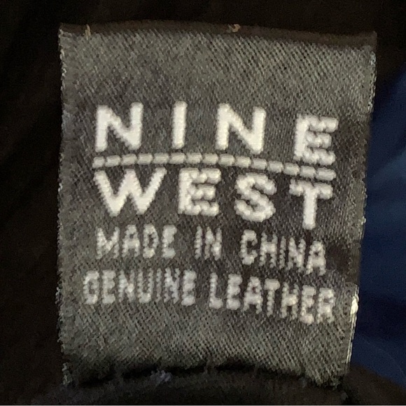 5for20 Nine West genuine leather black shoulder bag with retro Y2K phone holder - Picture 3 of 8